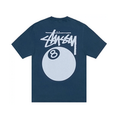 Stussy 8 Ball Pigment Dyed Tee Navy