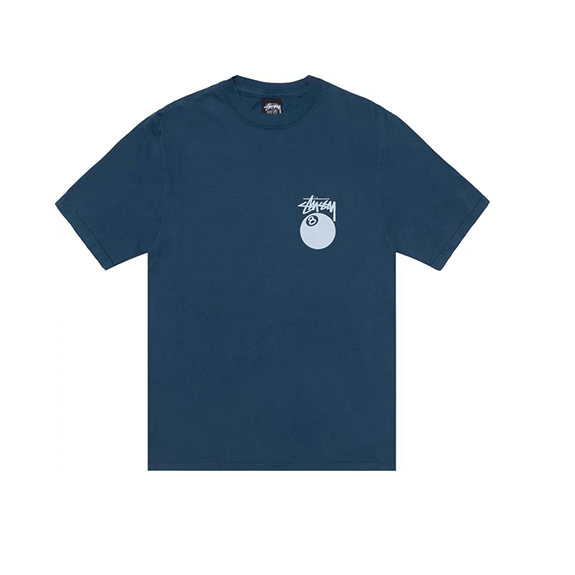 Stussy 8 Ball Pigment Dyed Tee Navy