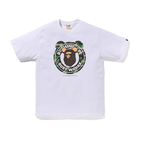 BAPE X Medicom Toy  ABC Camo BE@R Busy Works Tee