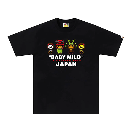 BAPE Baby Milo Japan Tee Black