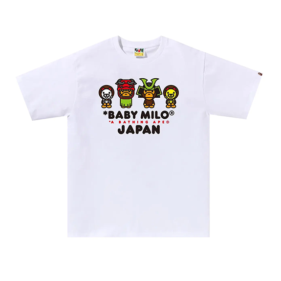 BAPE Baby Milo Japan Tee White