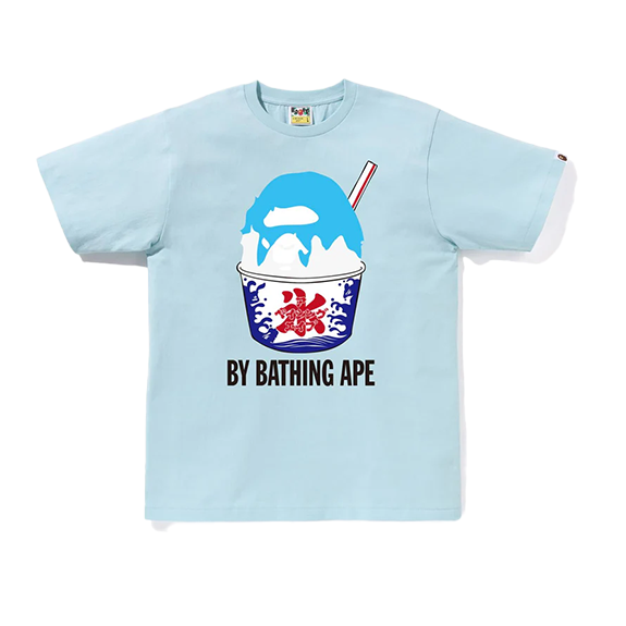 BAPE Shaved Ice Tee Sax Blue