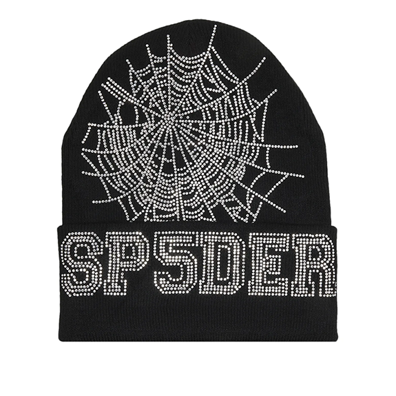 Sp5der Web Beanie Black