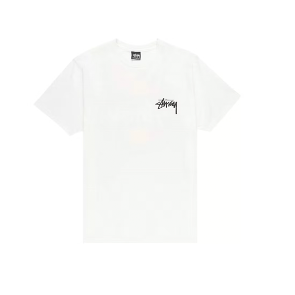 Stussy Classic Dot Tee White