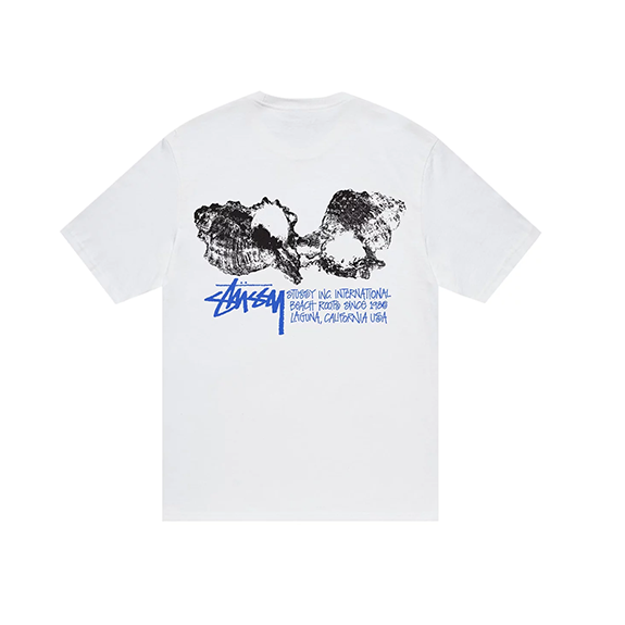 Stussy Shells Tee White