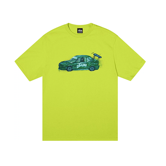 Stussy Racecar Tee Keylime