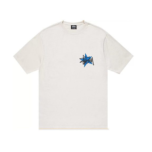 Stussy Star Tee Pigment Dyed Natural