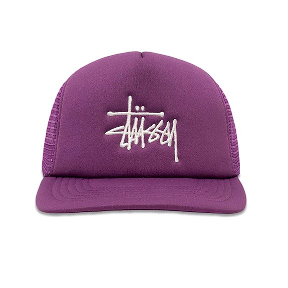 Stussy Trucker Big Basic Snapback Orchid