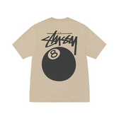 Stussy 8 Ball Pigment Dyed Tee Khaki