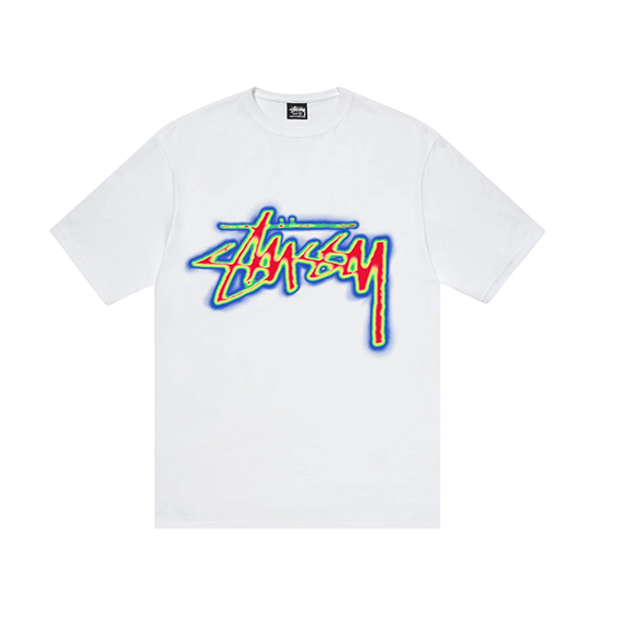 Stussy Thermal Stock Tee White